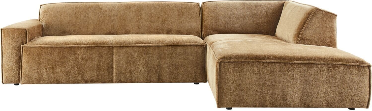 Pronto Wonen Elementenbank rechts Baricci teddy bruin excellent comfort Bruin Bank