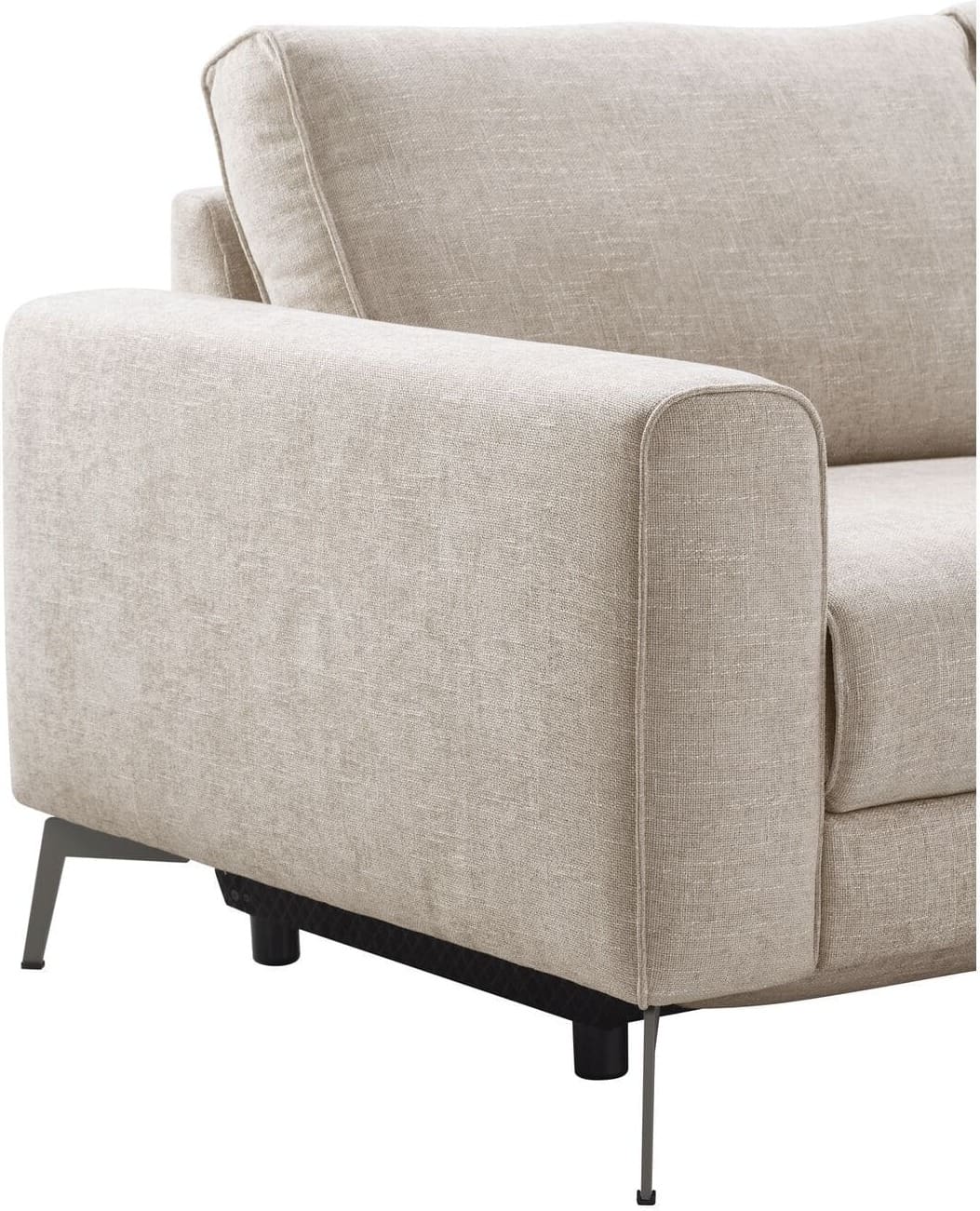 Pronto Wonen Hoekbank Linoza naturel relaxfunctie links premium comfort Naturel Bank