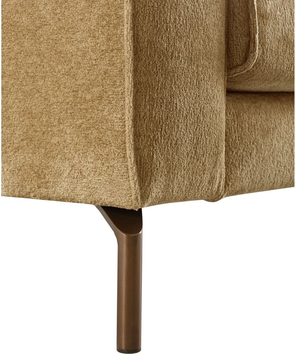 Pronto Wonen Loveseat Linoza bouclé lichtbruin premium comfort Bruin Bank