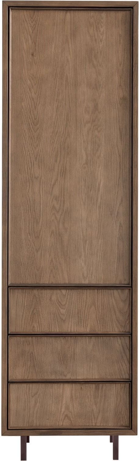 Pronto Wonen Opbergkast Calvo 202x060x040 cm bruin 3 lades Bruin Opbergkast
