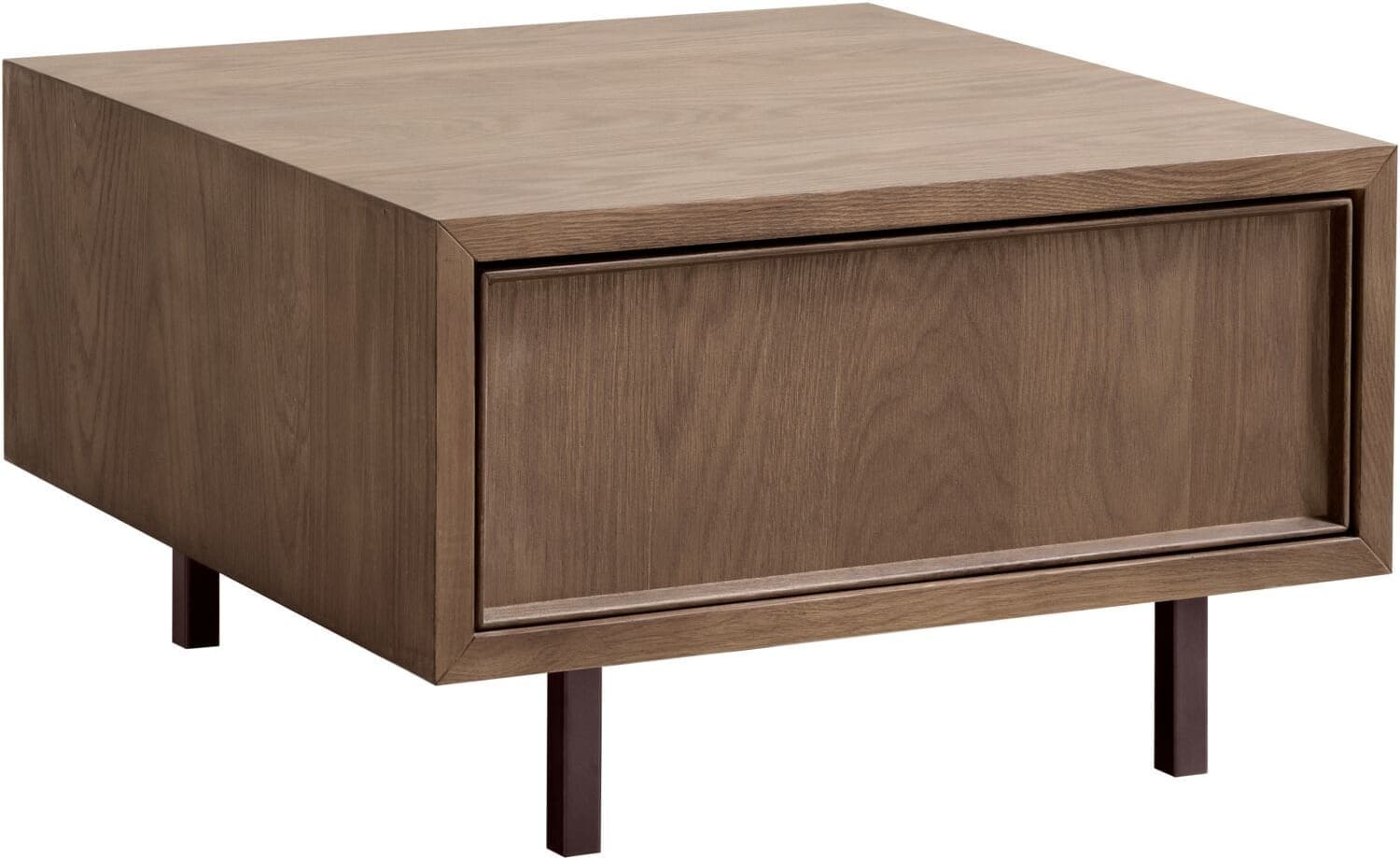 Pronto Wonen Salontafel Calvo bruin 64x64 cm vierkant Bruin Bijzettafel