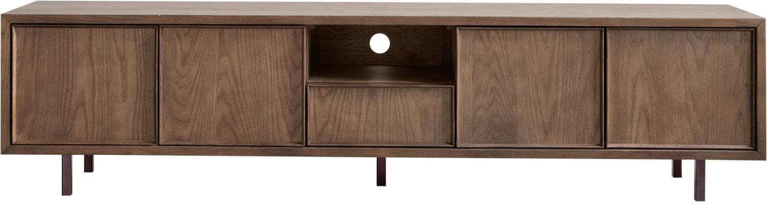 Pronto Wonen Tv-meubel Calvo 205 cm bruin Bruin Tv-meubel|Tv-dressoir