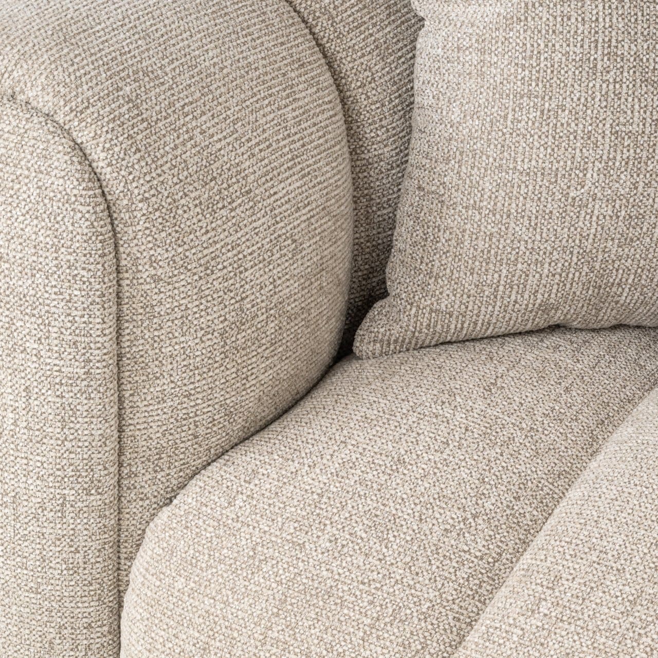 Richmond Interiors Bank Novaro natural fancy lounge right Beige Bank