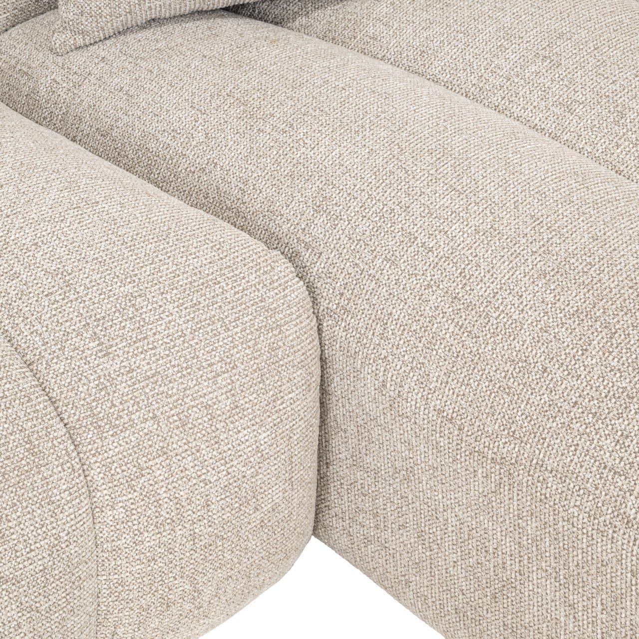 Richmond Interiors Bank Novaro natural fancy lounge right Beige Bank