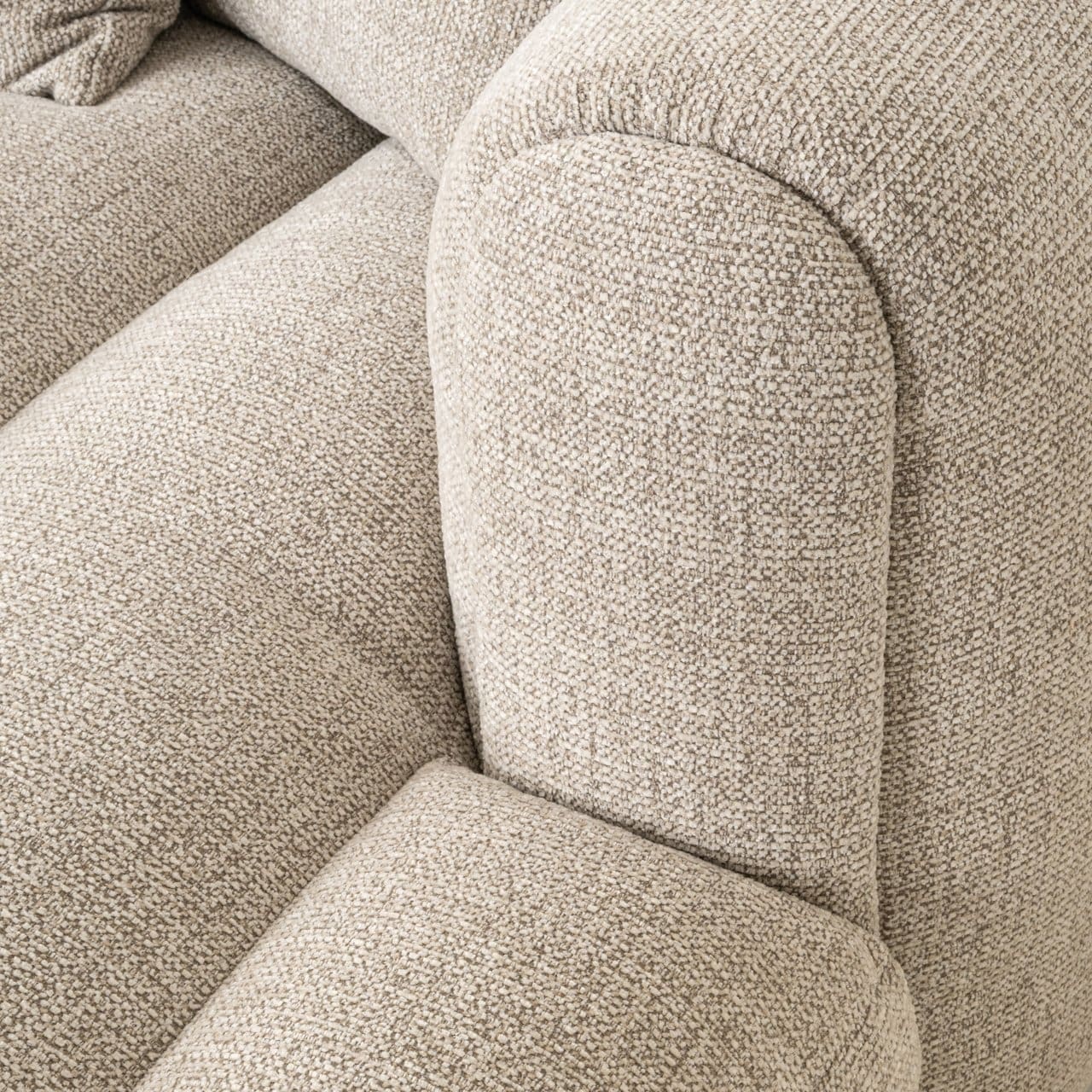 Richmond Interiors Bank Novaro natural fancy lounge right Beige Bank