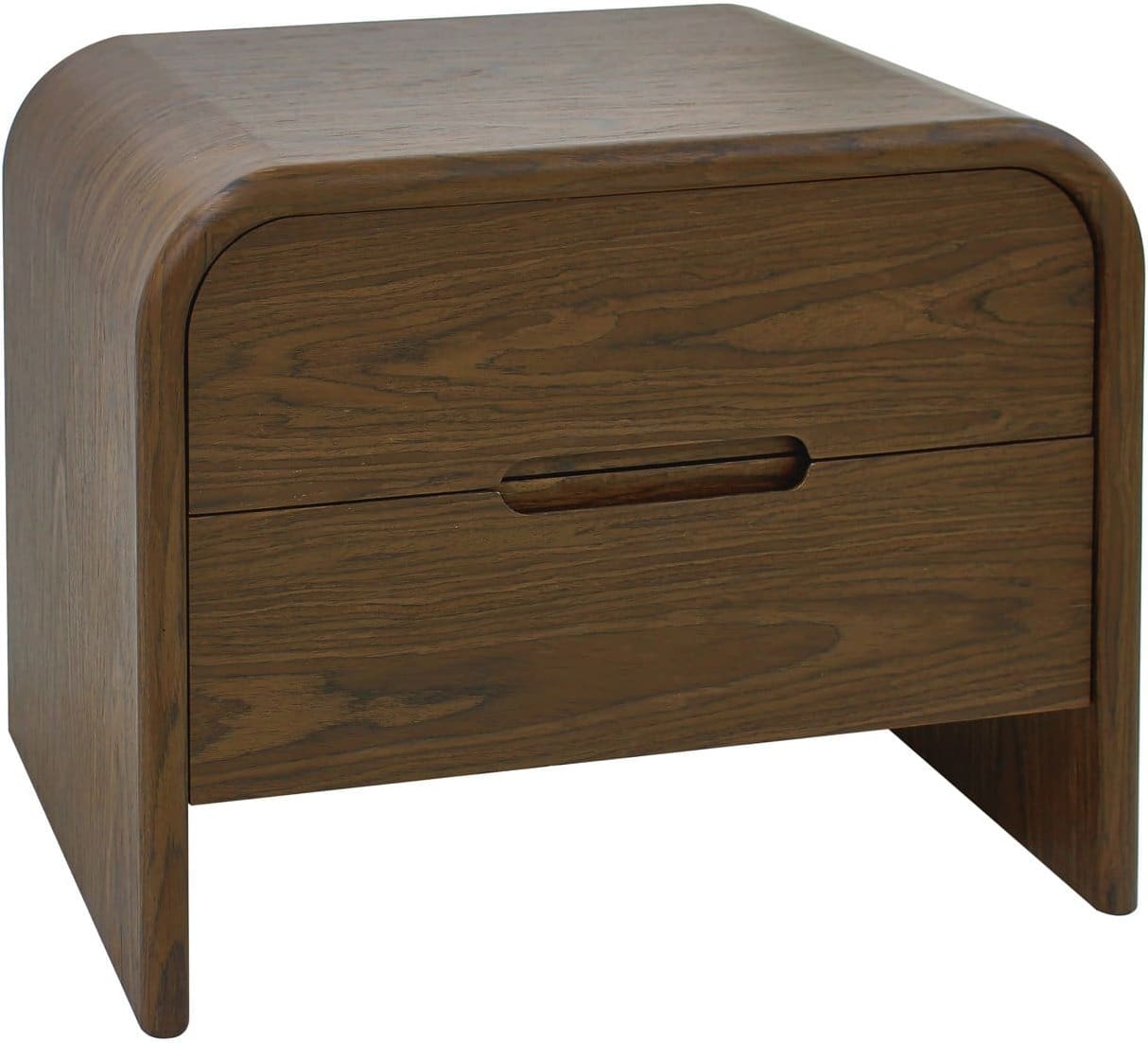 Richmond Interiors Bijzettafel Bedford brown 2-drawers Bruin Bijzettafel