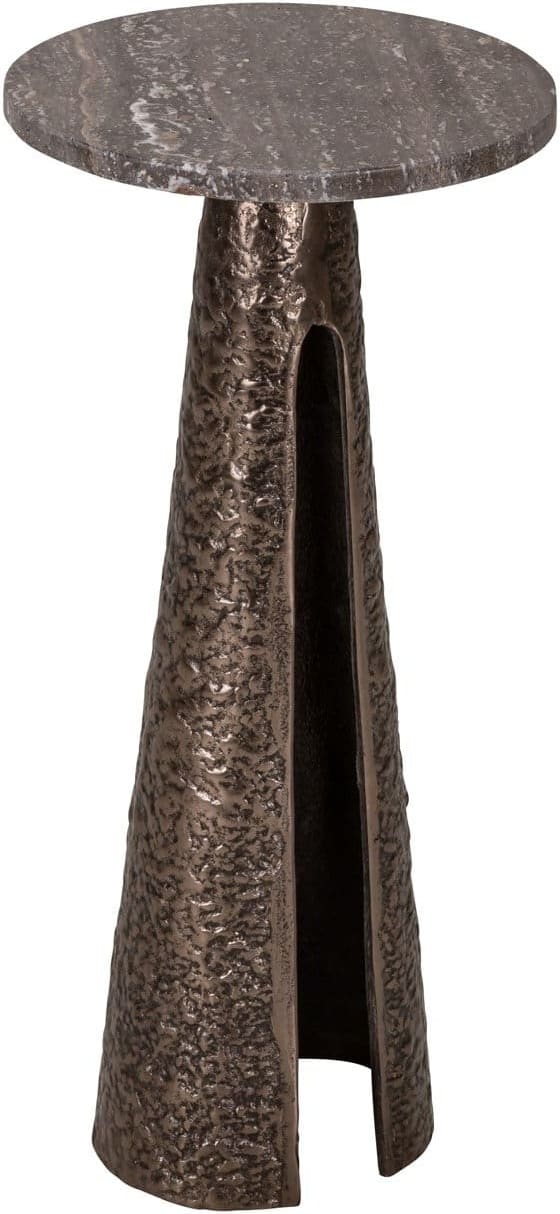 Richmond Interiors Bijzettafel Eldora bronze 25Ø Brons Bijzettafel