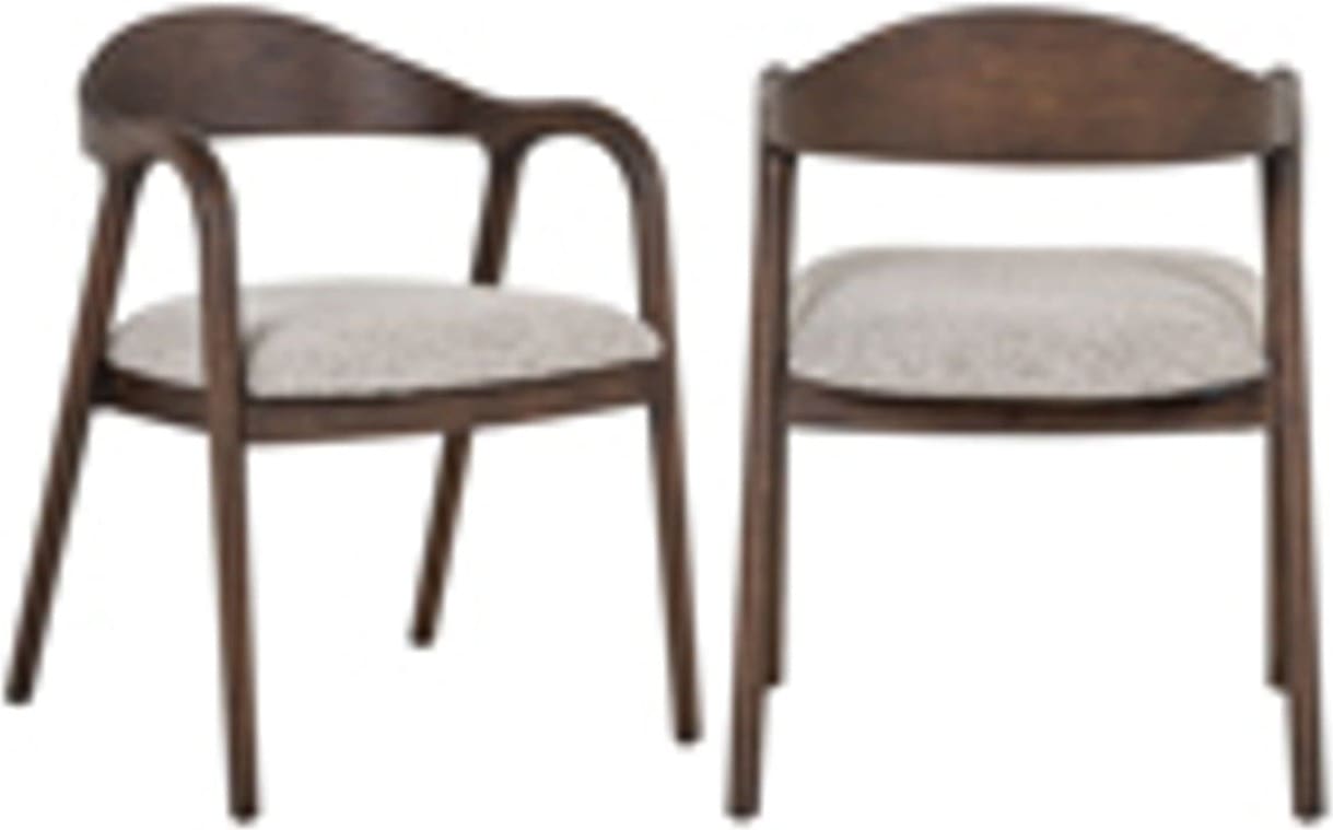 Richmond Interiors Eetkamerstoel Mihara mocca fancy fire retardant  Eetkamerstoel