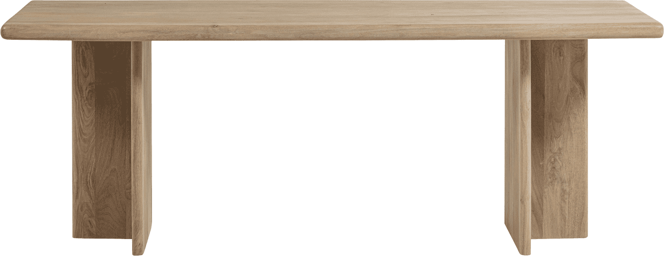 WOOOD Ato eettafel 180x90cm mangohout naturel Naturel