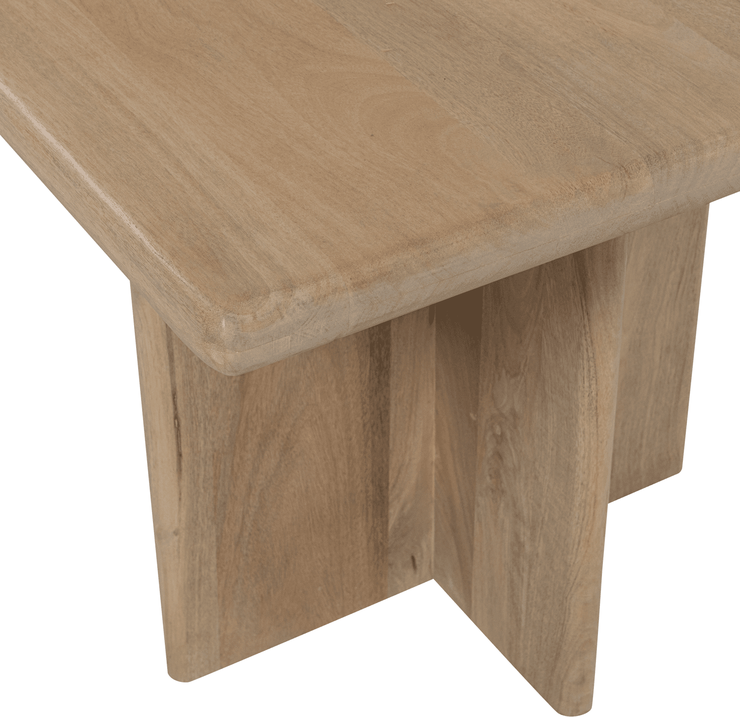 WOOOD Ato eettafel 220x90cm mangohout naturel Naturel