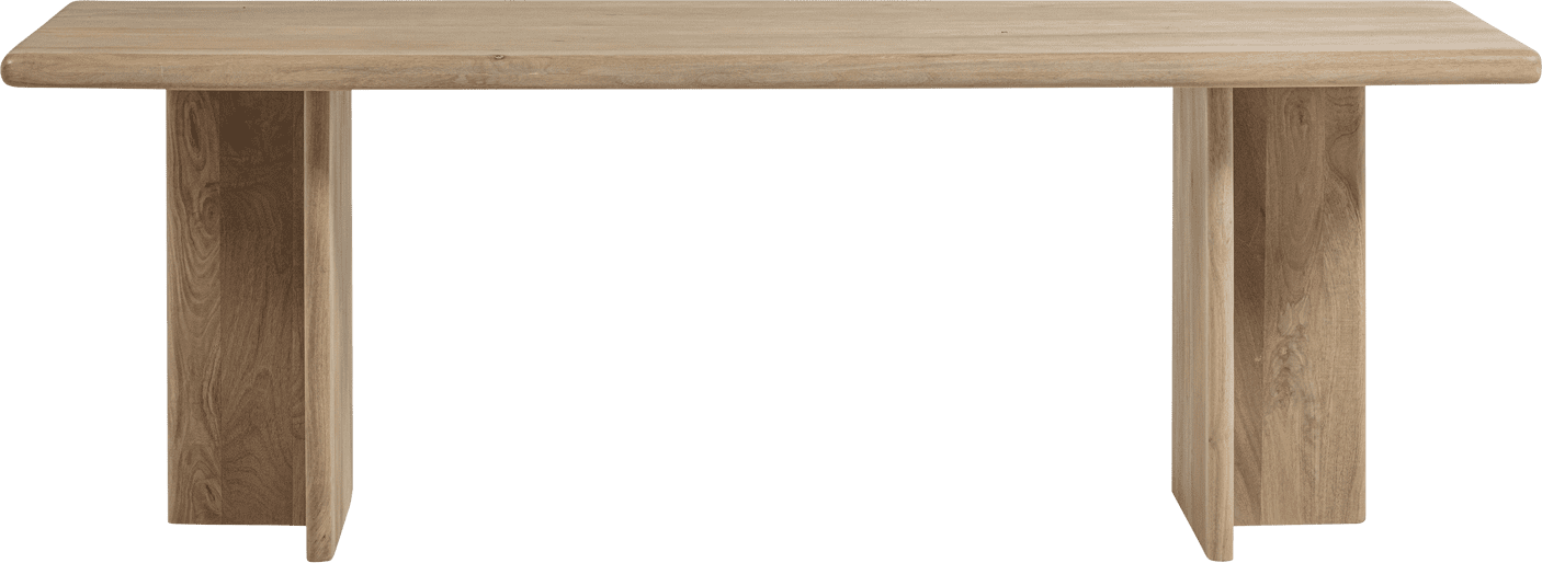 WOOOD Ato eettafel 220x90cm mangohout naturel Naturel