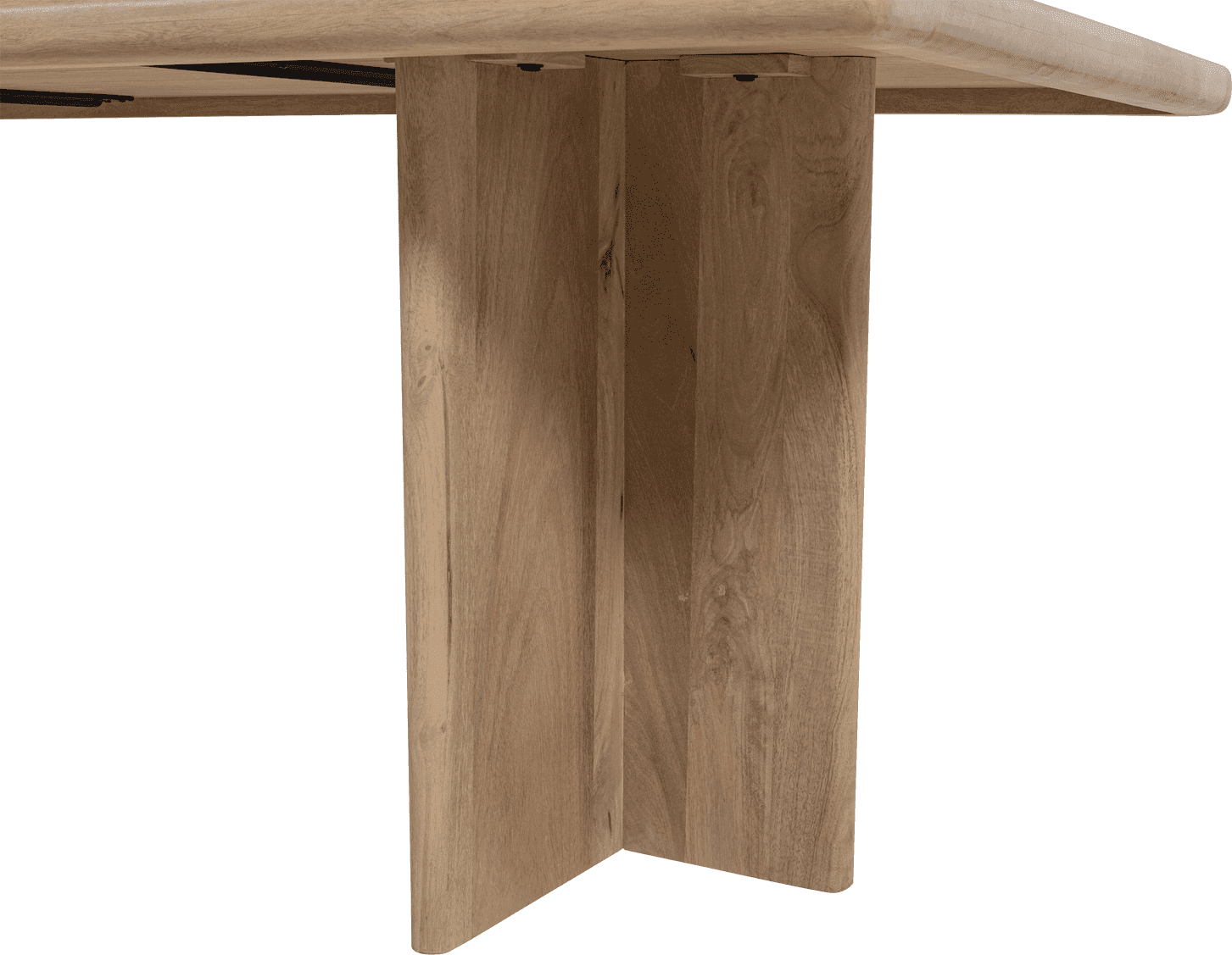 WOOOD Ato eettafel 220x90cm mangohout naturel Naturel