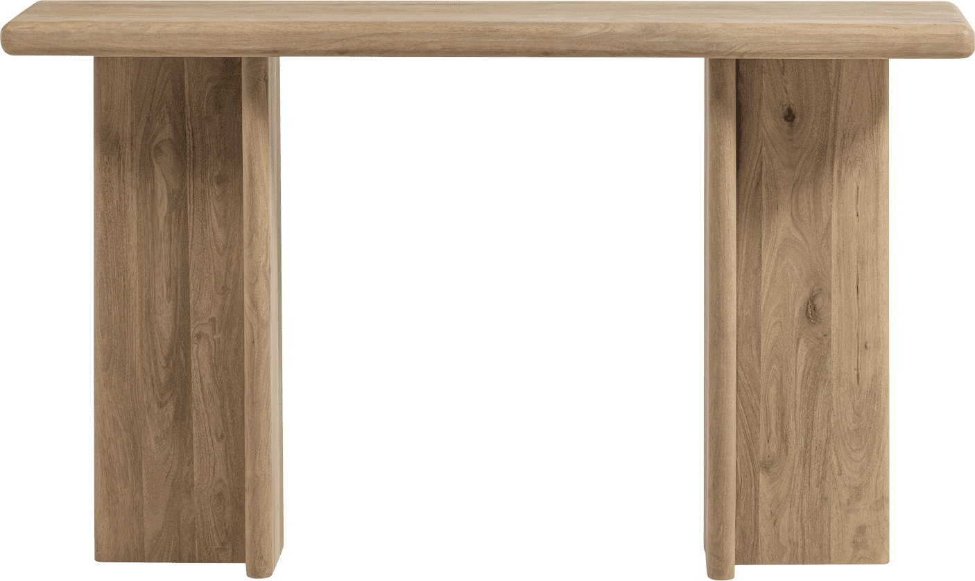 WOOOD Ato sidetable mangohout naturel Naturel Wandtafel