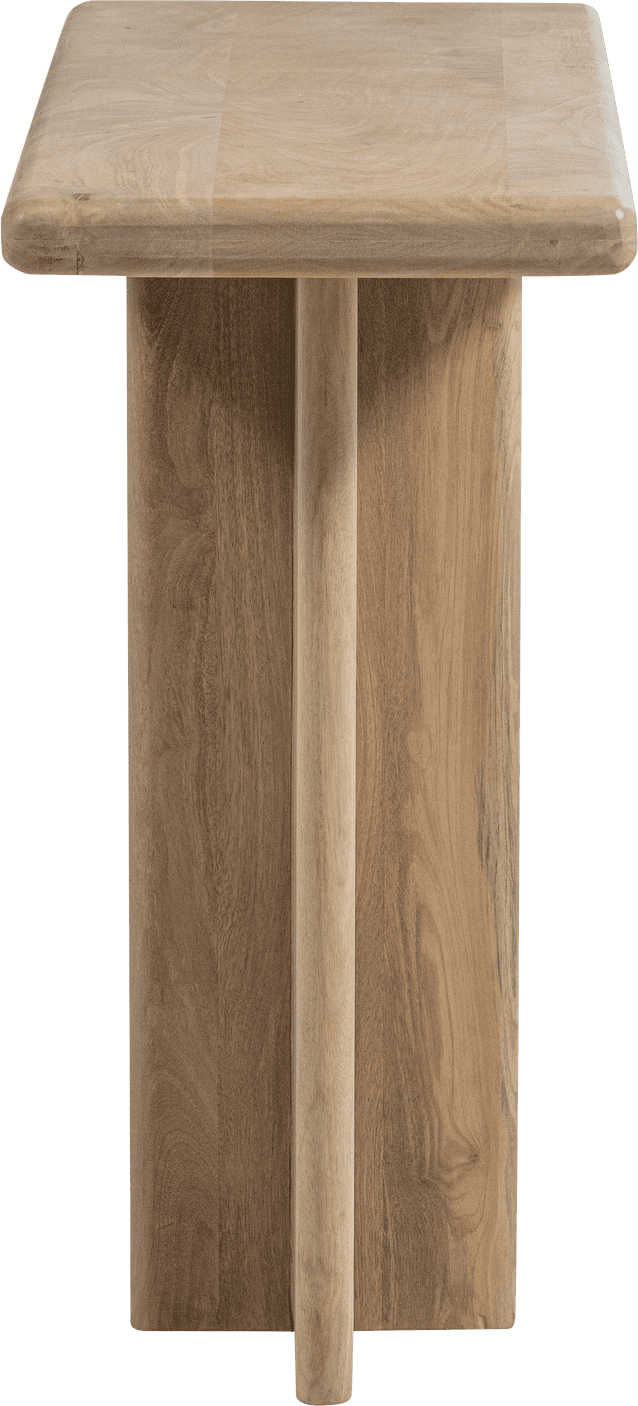 WOOOD Ato sidetable mangohout naturel Naturel Wandtafel