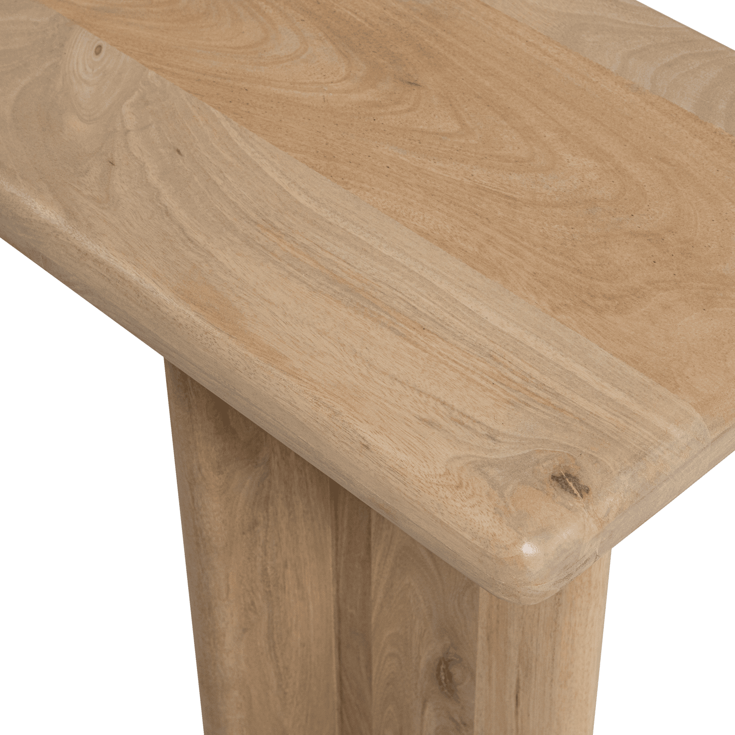 WOOOD Ato sidetable mangohout naturel Naturel Wandtafel