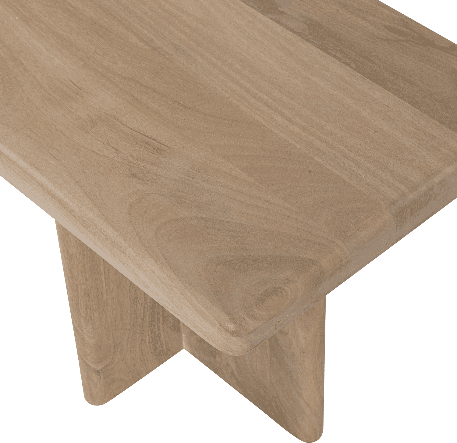 WOOOD Ato sidetable mangohout naturel Naturel Wandtafel
