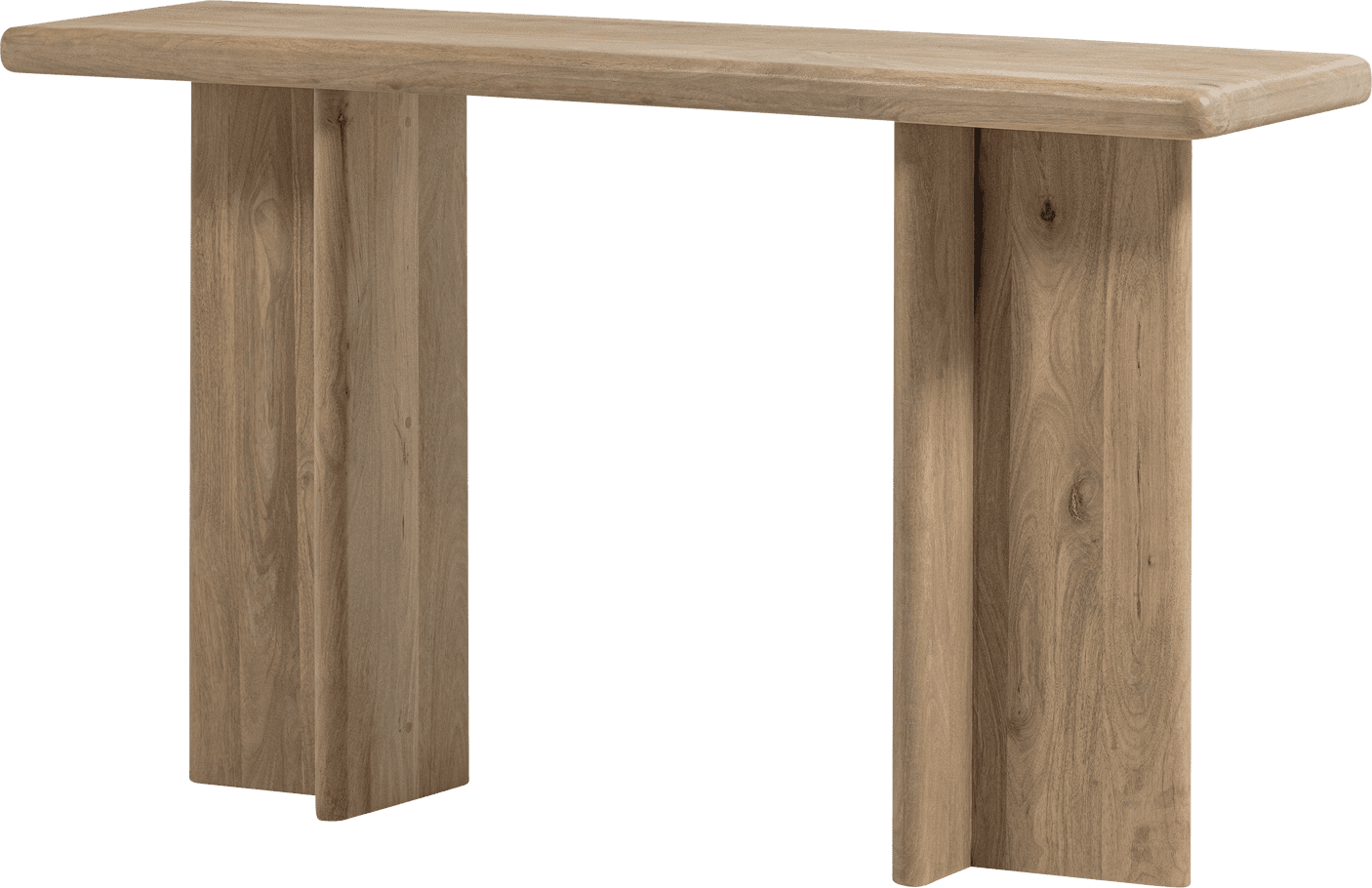 WOOOD Ato sidetable mangohout naturel Naturel Wandtafel