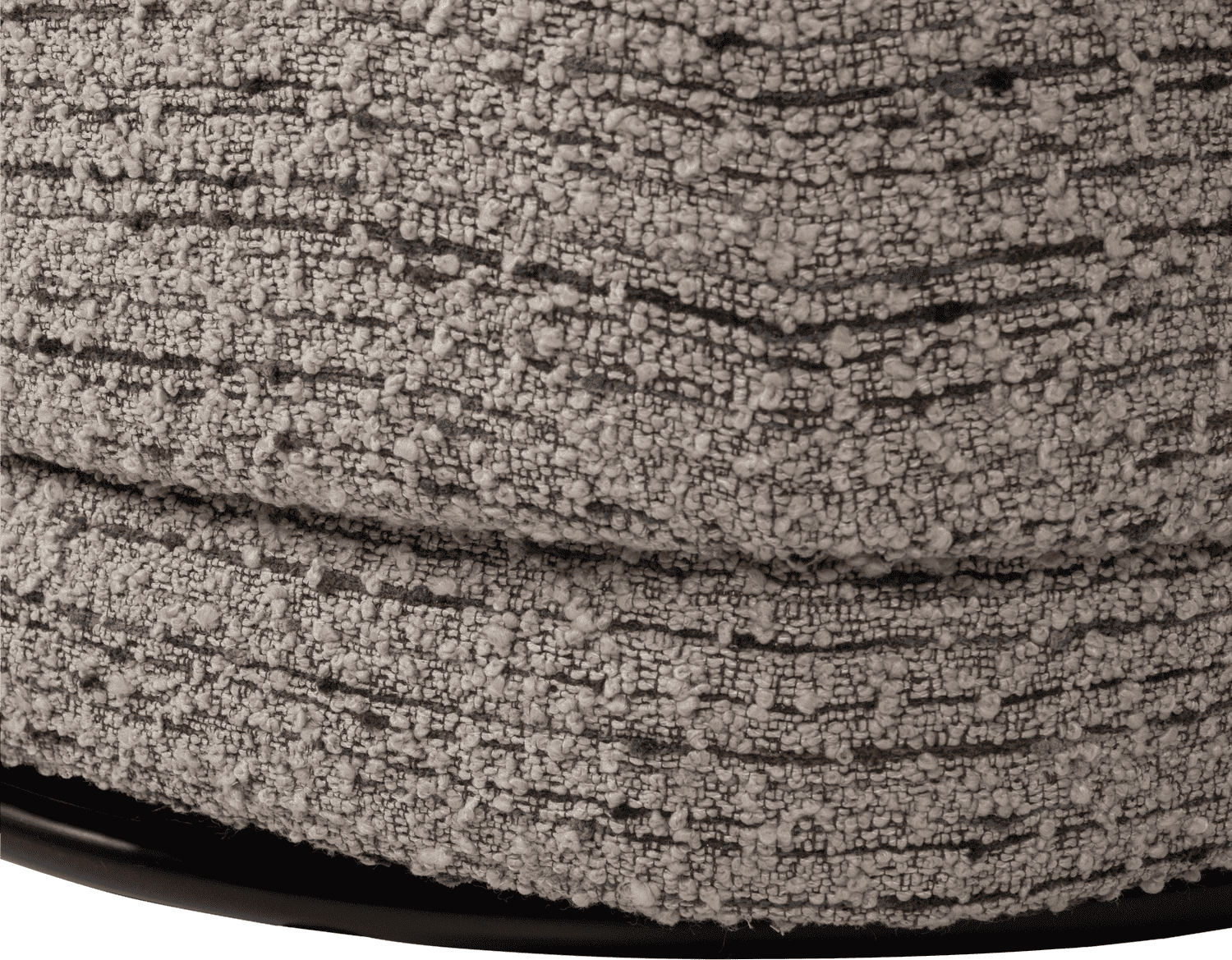 WOOOD Atty draaifauteuil grove melange beige Beige Draaifauteuil