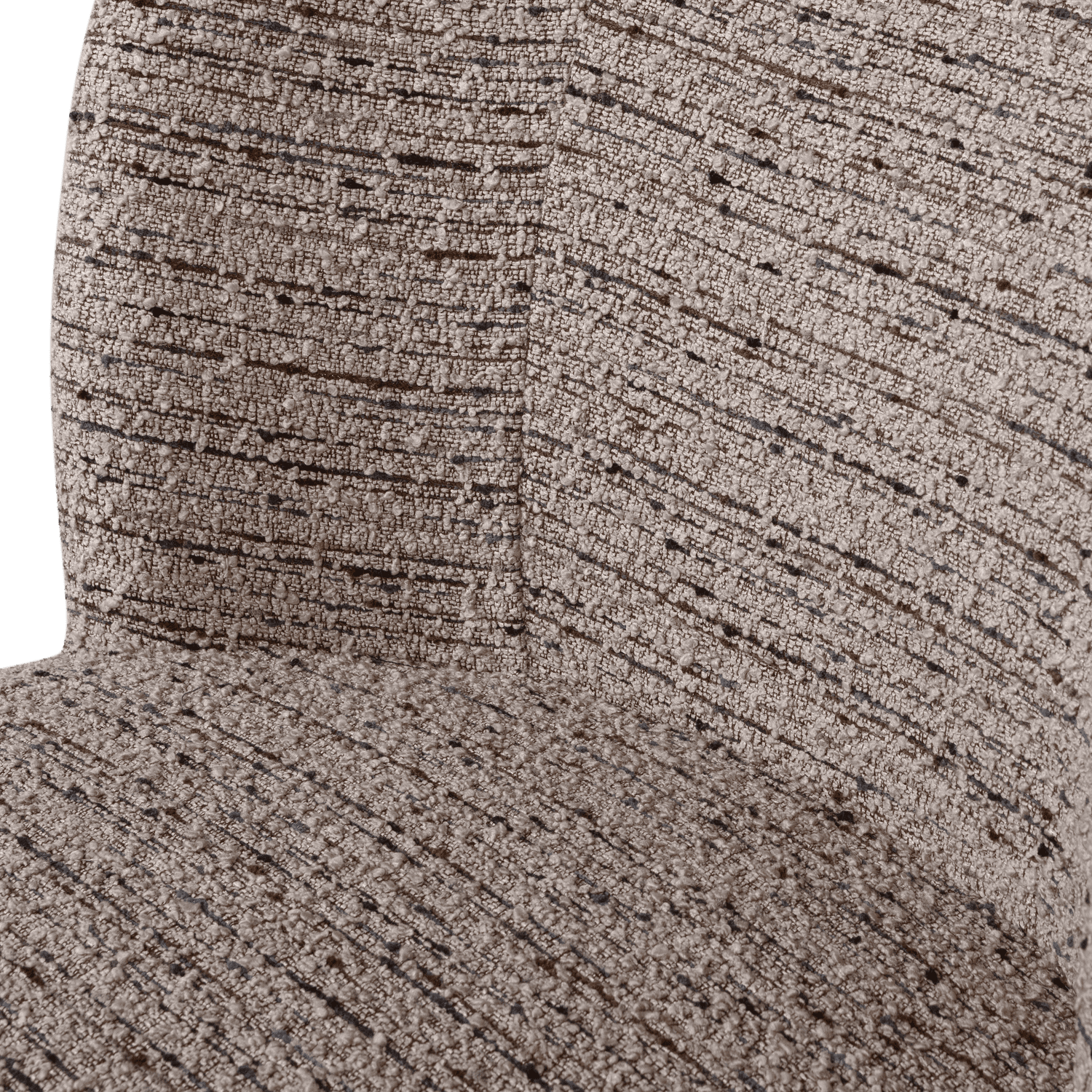 WOOOD Atty draaifauteuil grove melange beige Beige Draaifauteuil