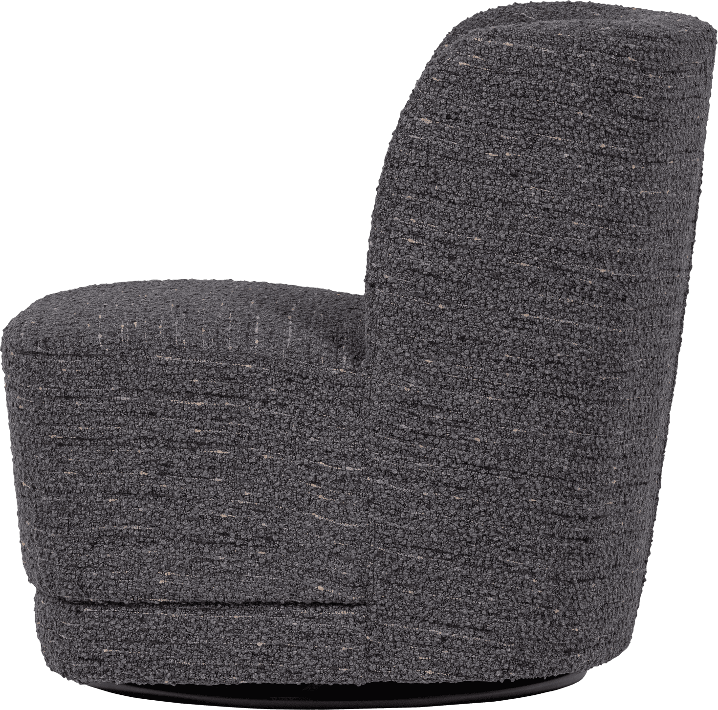 WOOOD Atty draaifauteuil grove melange grijs Grijs melange Draaifauteuil
