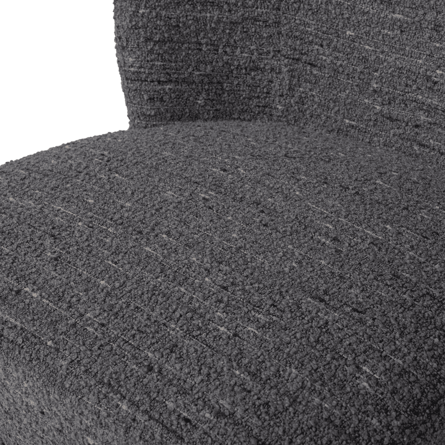 WOOOD Atty draaifauteuil grove melange grijs Grijs melange Draaifauteuil
