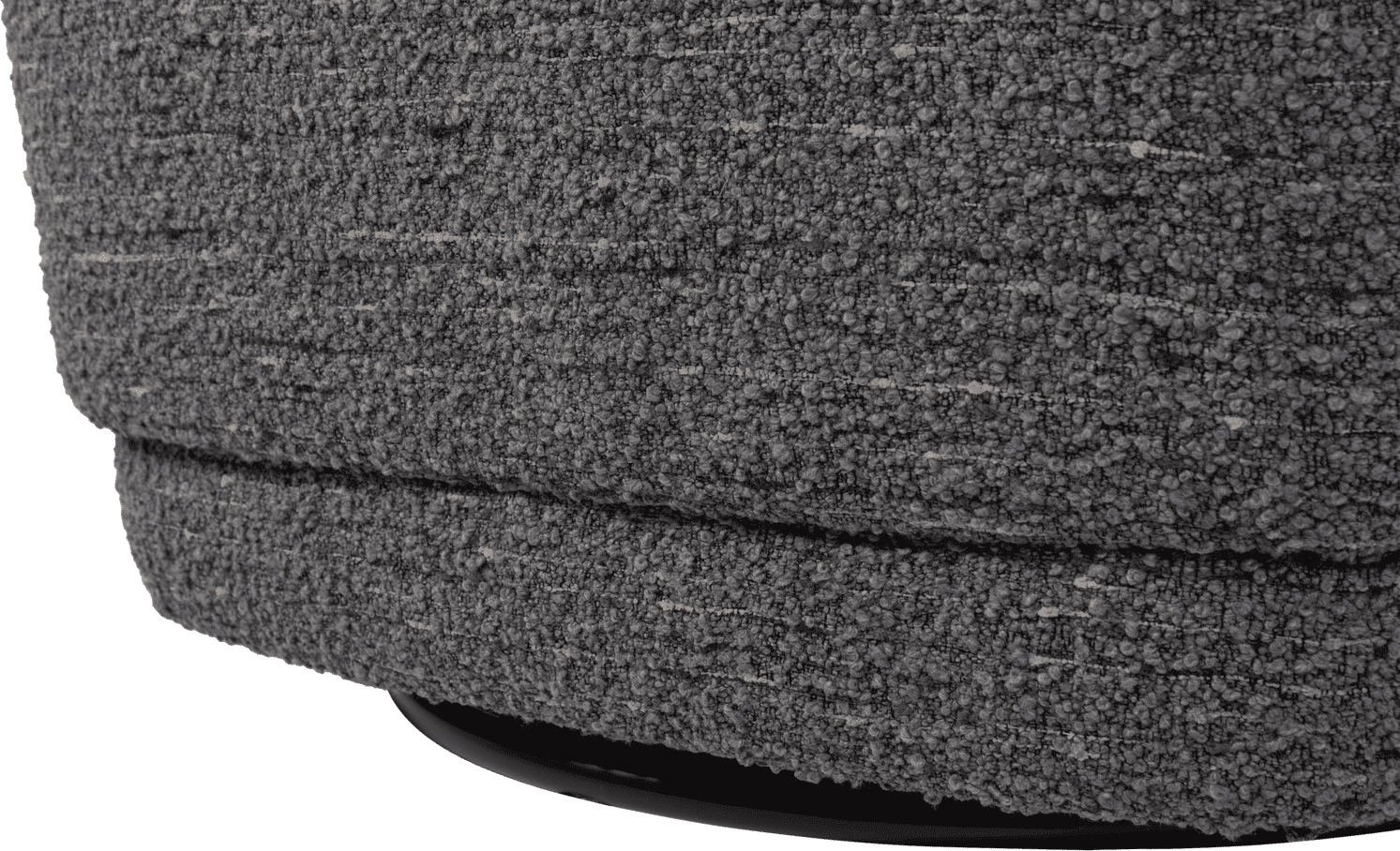 WOOOD Atty draaifauteuil grove melange grijs Grijs melange Draaifauteuil