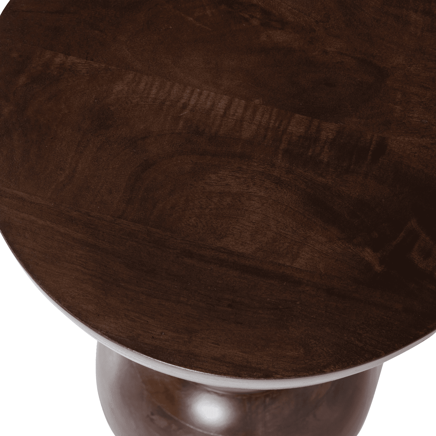 WOOOD Emel bijzettafel mangohout donkerbruin Donkerbruin Bijzettafel