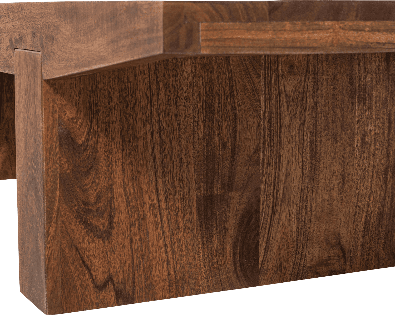 WOOOD Eron salontafel acaciahout bruin Bruin Salontafel
