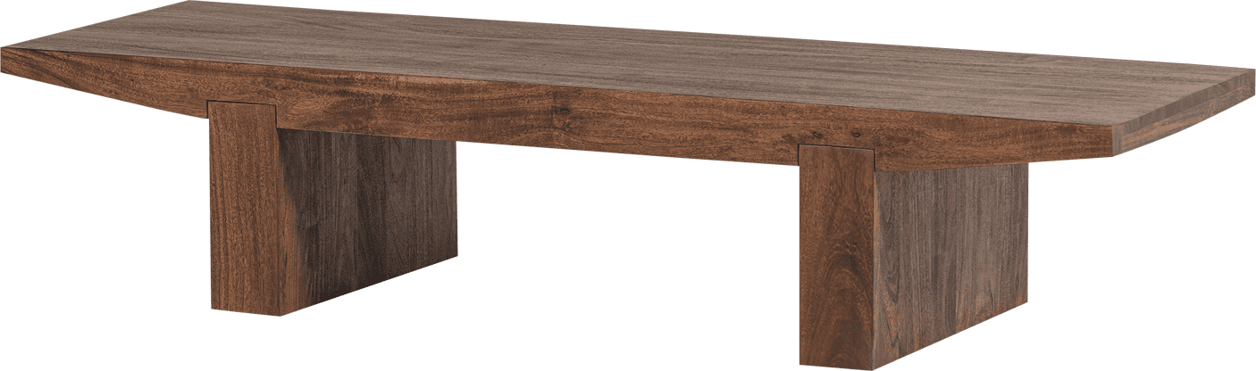 WOOOD Eron salontafel acaciahout bruin Bruin Salontafel
