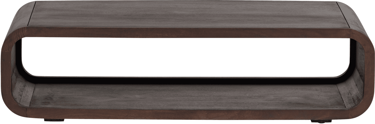 WOOOD Kinu salontafel mangohout donkerbruin Donkerbruin Salontafel