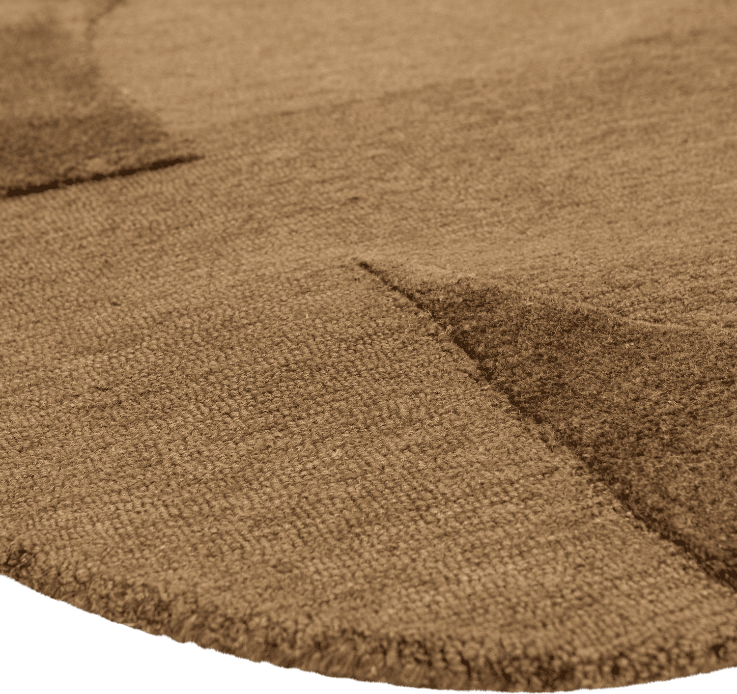 WOOOD Livo vloerkleed viscose/wol bruin 170x240cm Bruin Vloerkleed