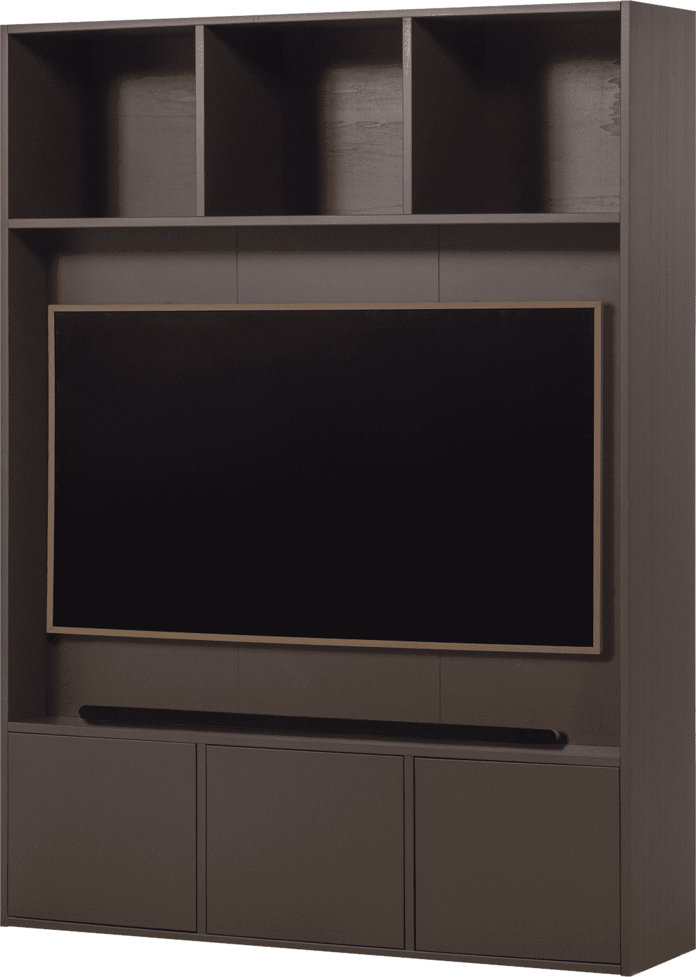 WOOOD Meggy tv opbergkast 160cm grenen middenbruin Middenbruin Tv-meubel|Tv-dressoir