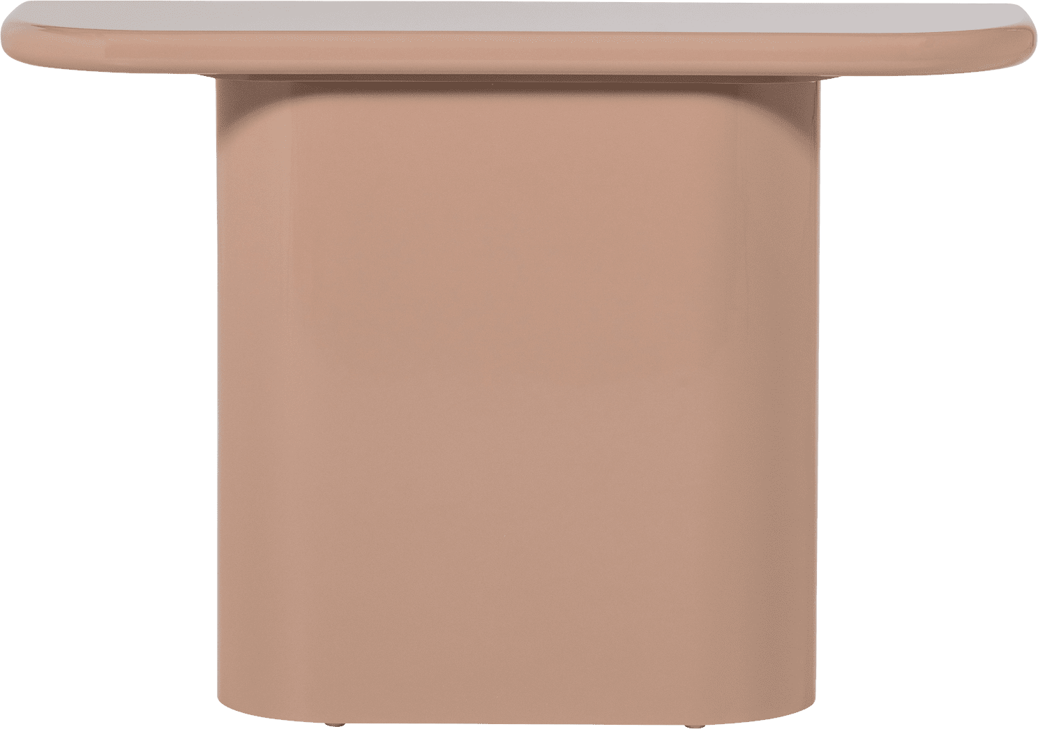 WOOOD Nocta sidetable hout hoogglans lichtroze Lichtroze Wandtafel