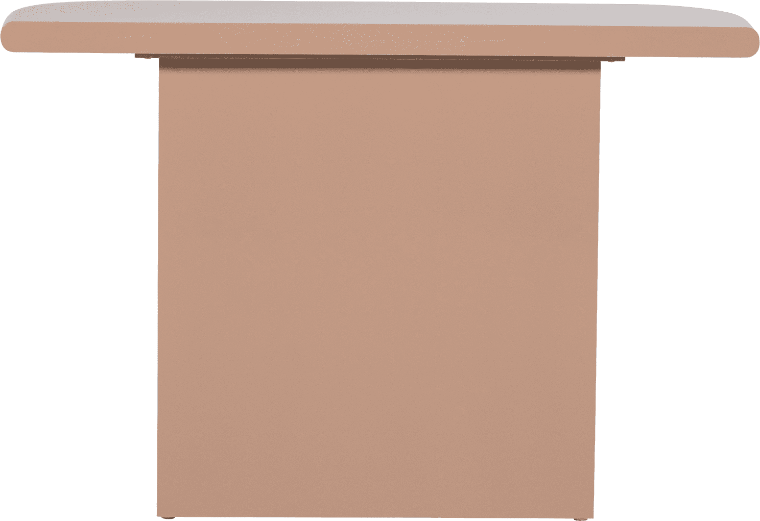 WOOOD Nocta sidetable hout hoogglans lichtroze Lichtroze Wandtafel