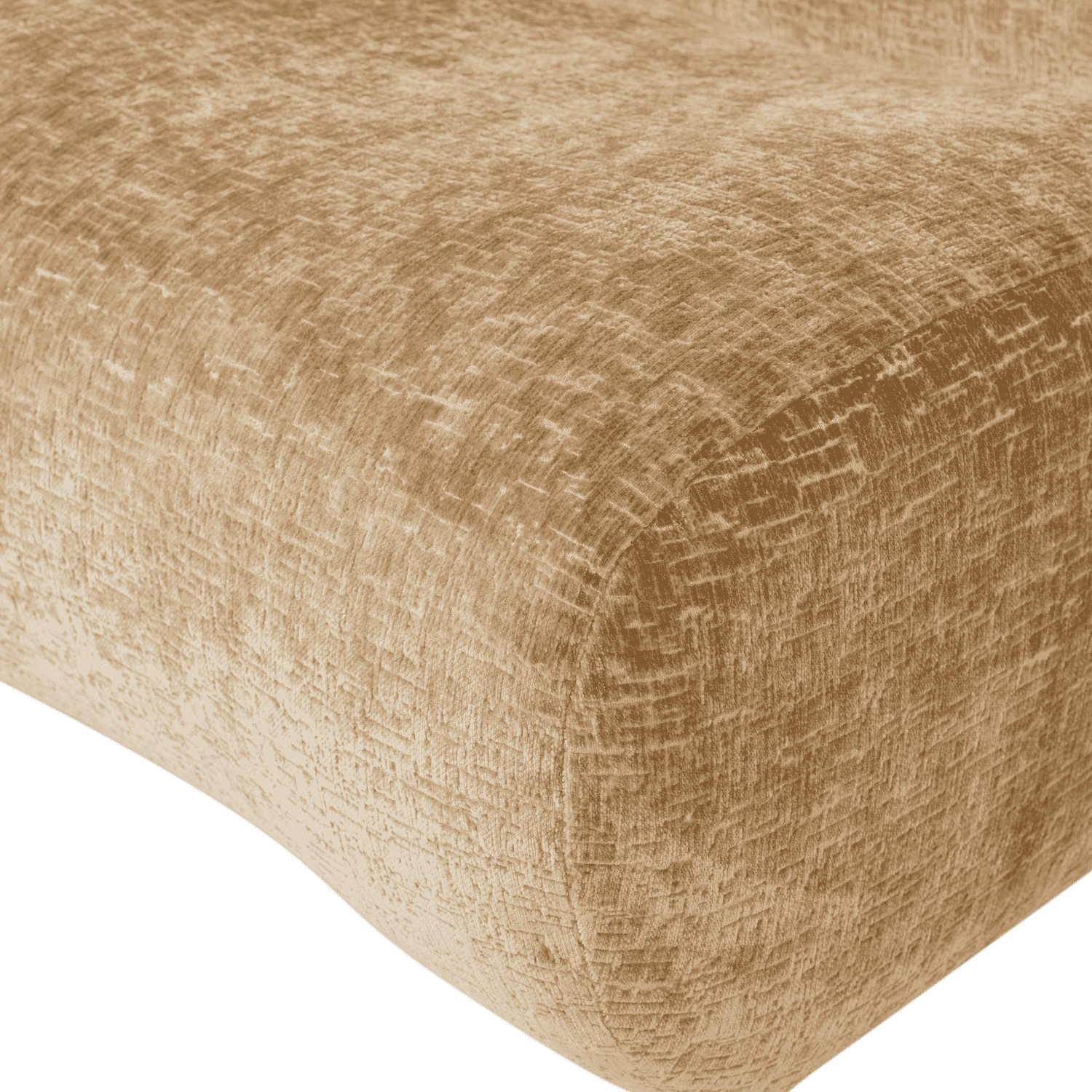 WOOOD Nomu fauteuil craquele velvet lichtgeel Lichtgeel Fauteuil