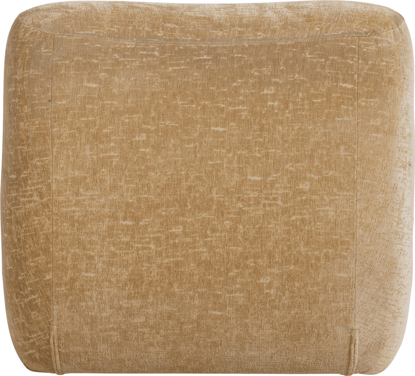WOOOD Nomu fauteuil craquele velvet lichtgeel Lichtgeel Fauteuil
