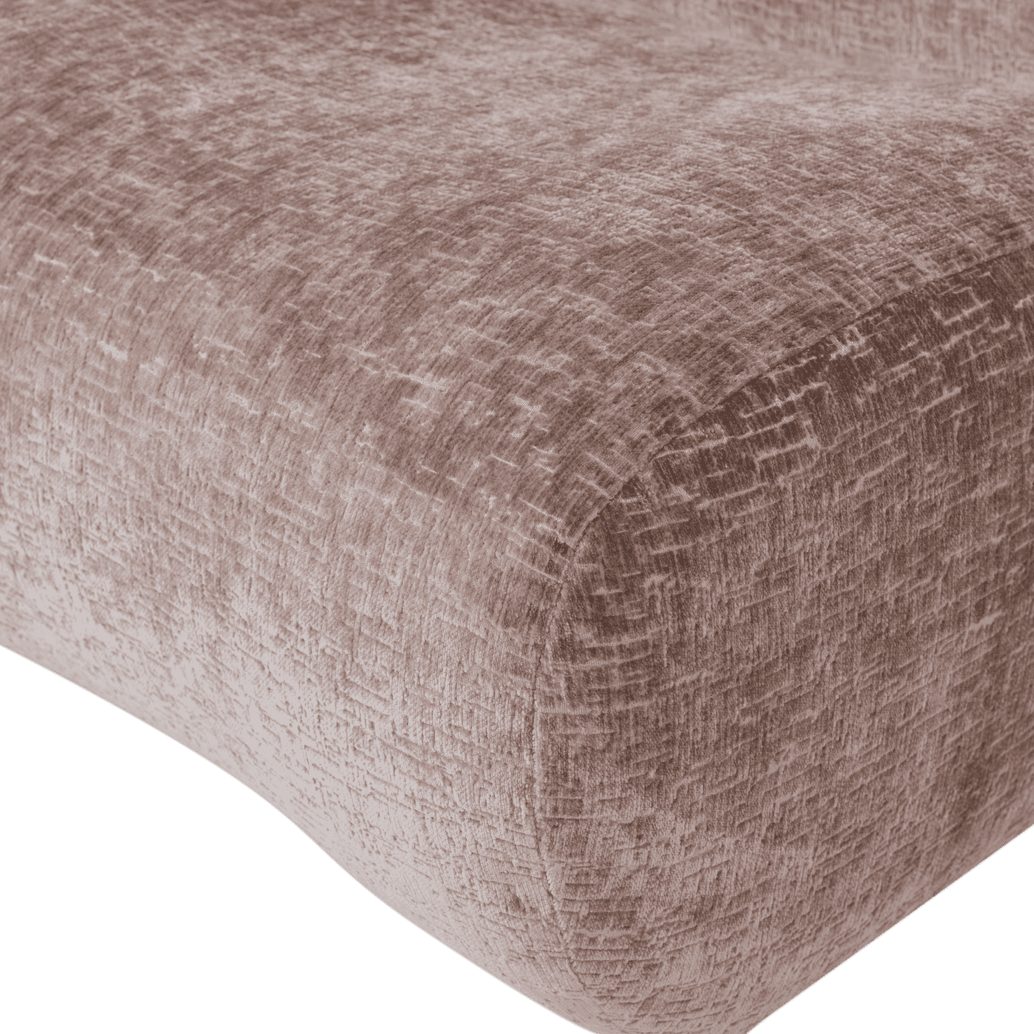 WOOOD Nomu fauteuil craquele velvet lichtroze Lichtroze Fauteuil