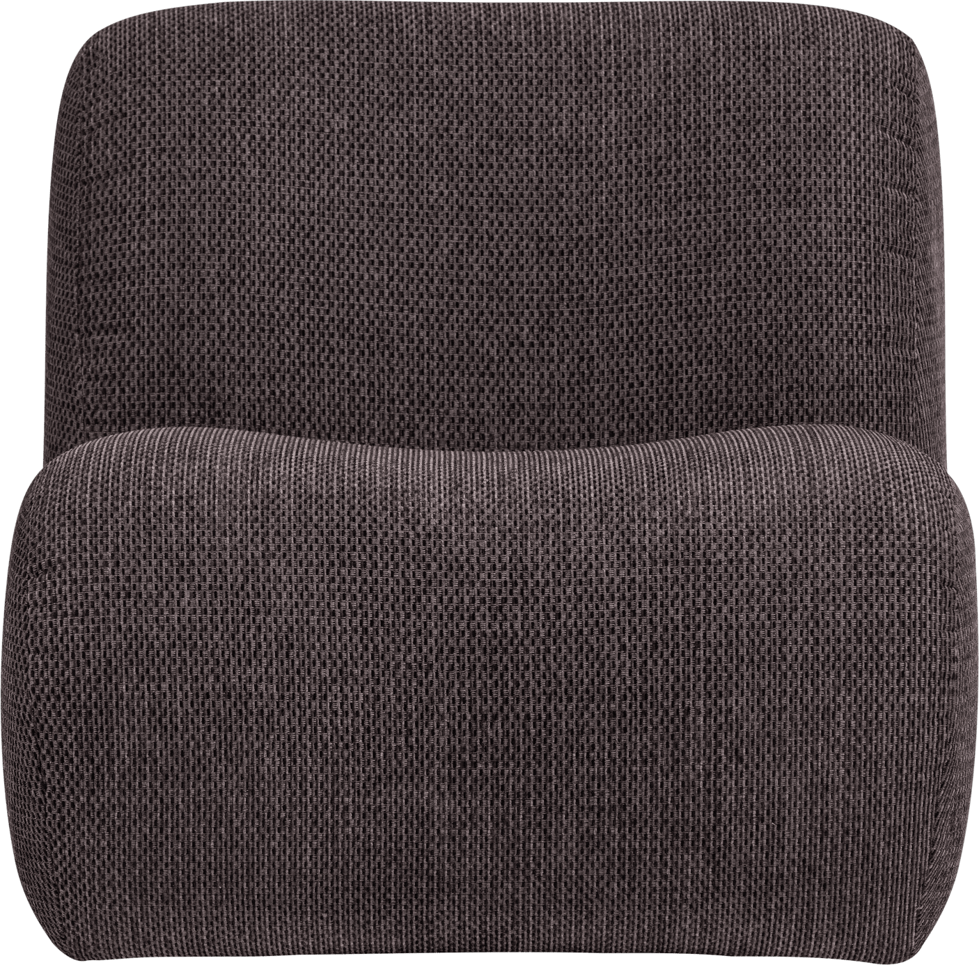 WOOOD Nomu fauteuil grove chenille antraciet Antraciet Fauteuil