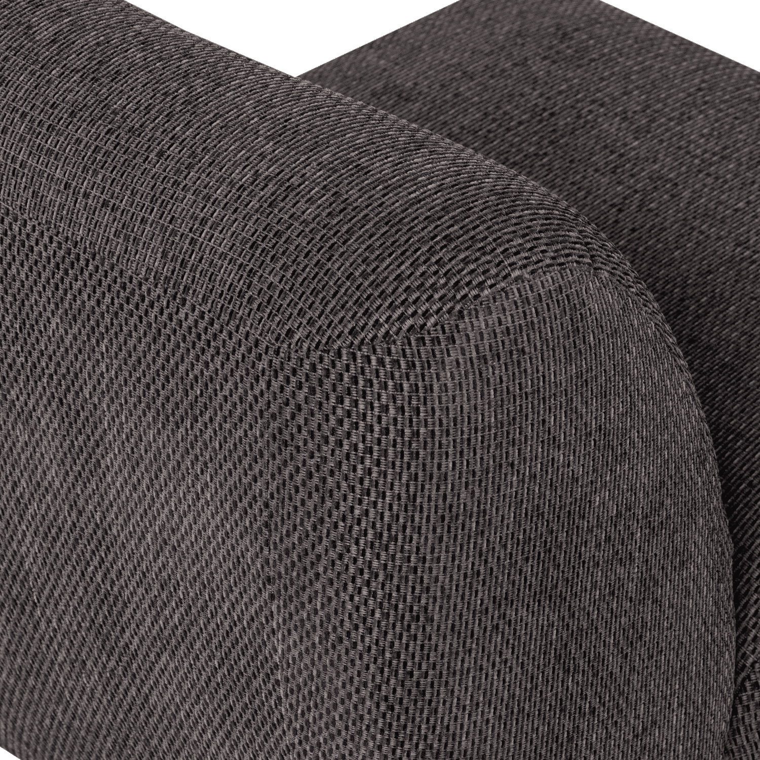 WOOOD Nomu fauteuil grove chenille antraciet Antraciet Fauteuil