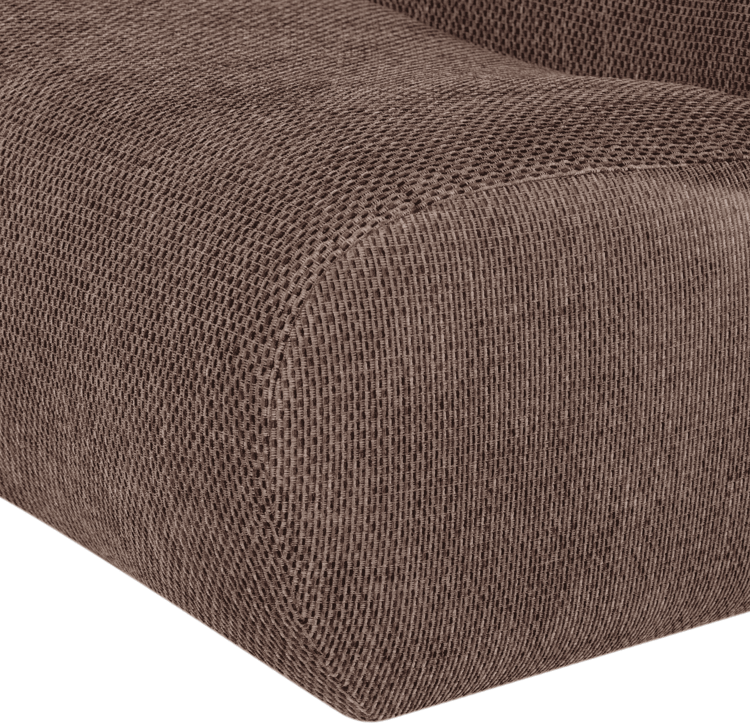 WOOOD Nomu fauteuil grove chenille bruin Bruin Fauteuil