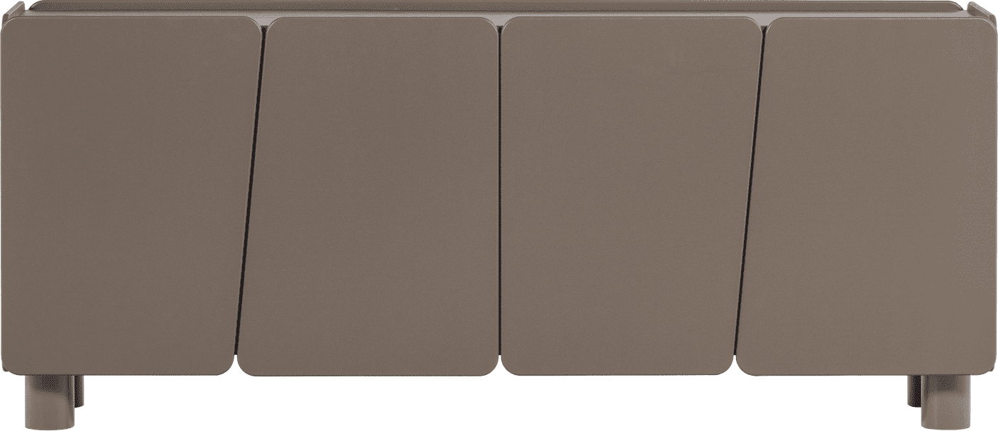 WOOOD Root dressoir 200cm grenen truffel bruin Truffel bruin Dressoir|Kast