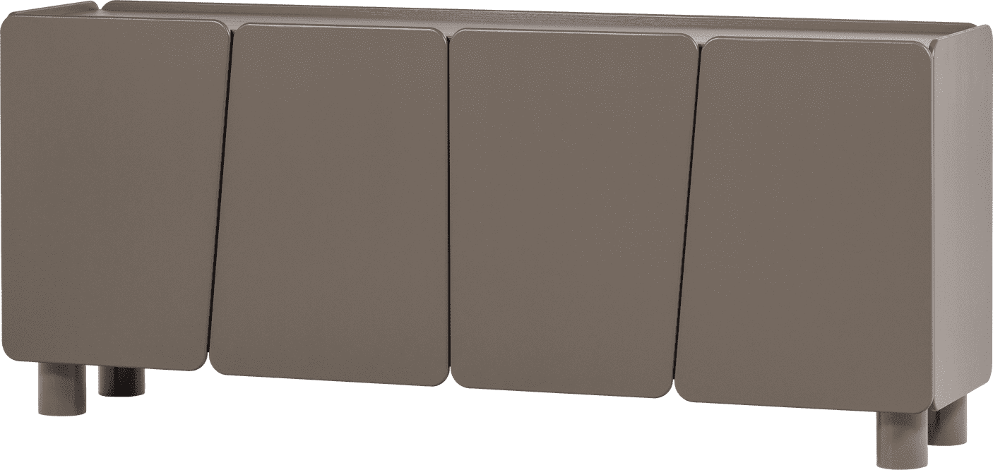 WOOOD Root dressoir 200cm grenen truffel bruin Truffel bruin Dressoir|Kast