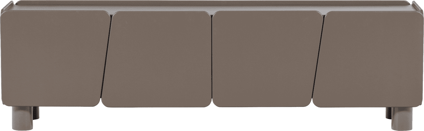 WOOOD Root tv meubel 200cm grenen truffel bruin Truffel bruin Tv-meubel|Tv-dressoir