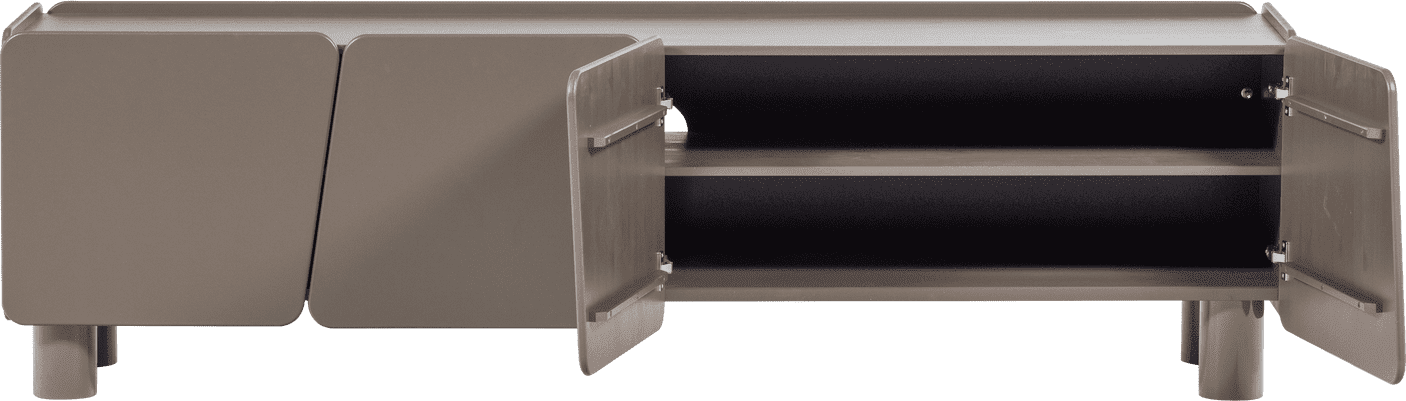 WOOOD Root tv meubel 200cm grenen truffel bruin Truffel bruin Tv-meubel|Tv-dressoir