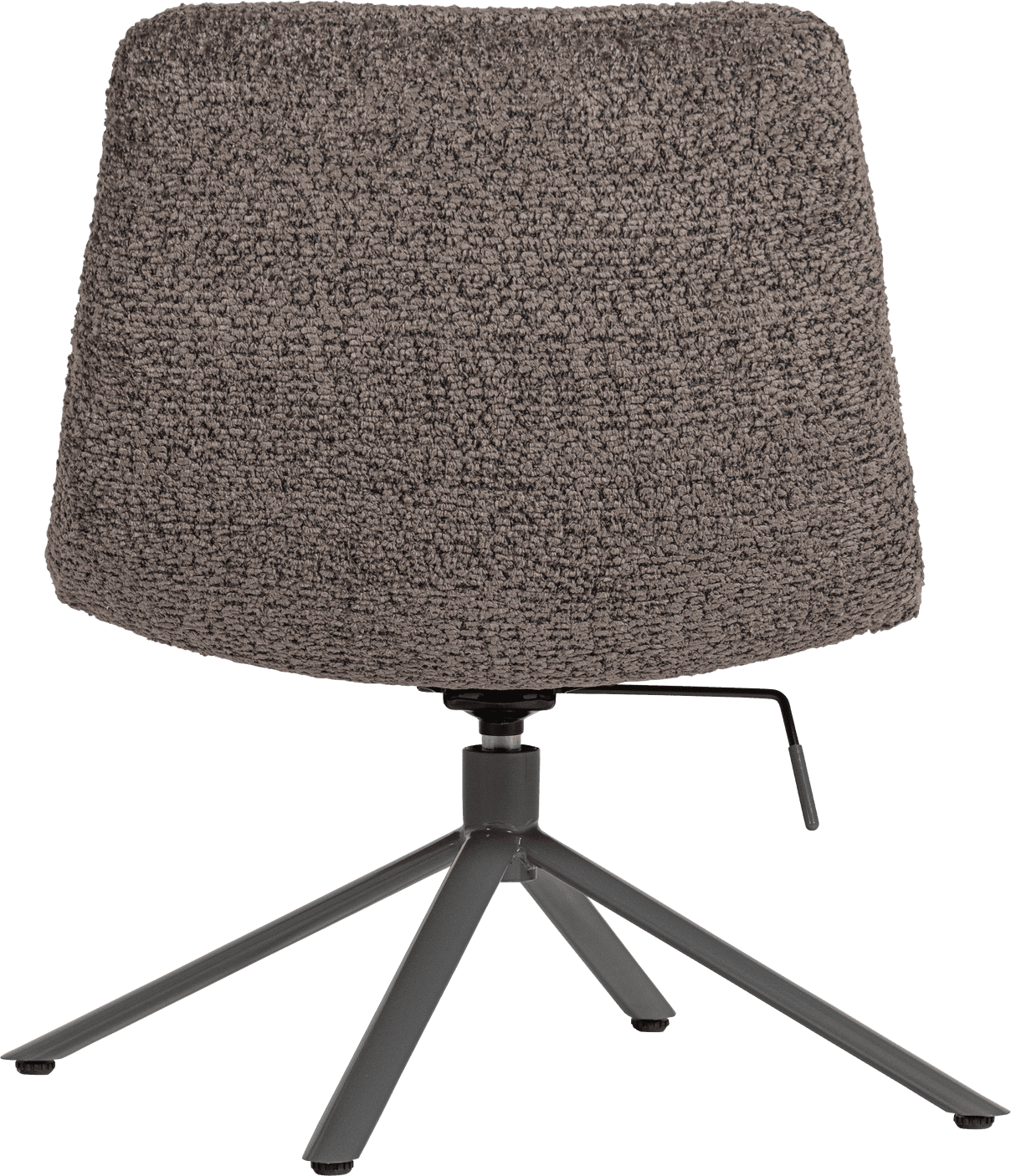 WOOOD Soren verstelbare draaifauteuil wollig bruin Bruin Draaifauteuil