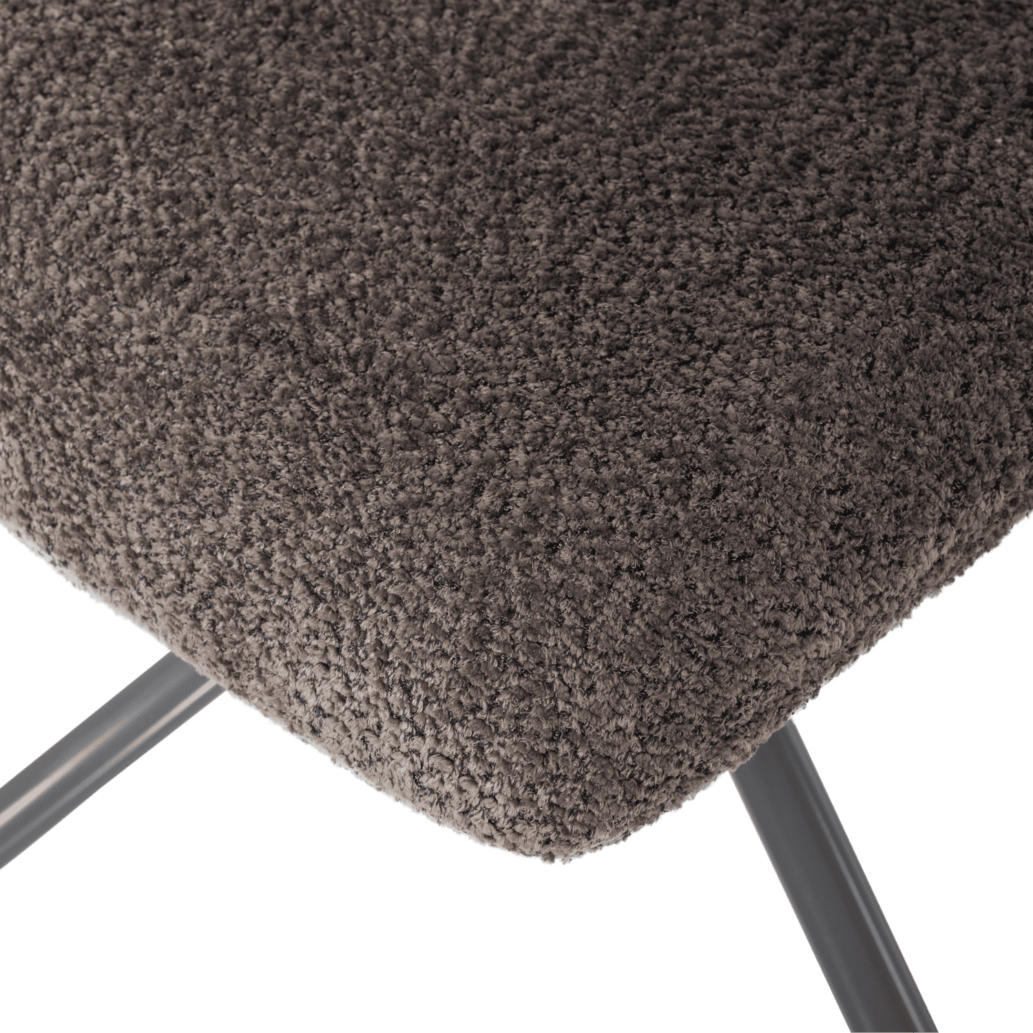 WOOOD Soren verstelbare draaifauteuil wollig bruin Bruin Draaifauteuil