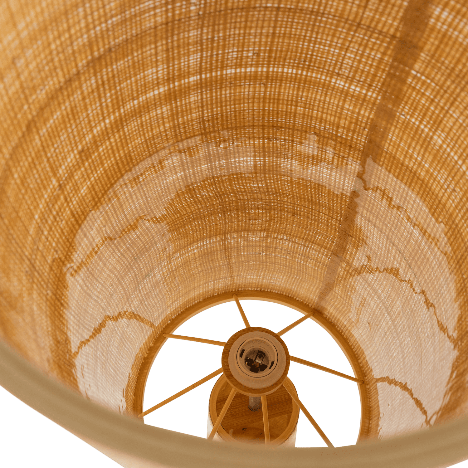 WOOOD Syro vloerlamp raffia naturel 130xo30cm Naturel Vloerlamp