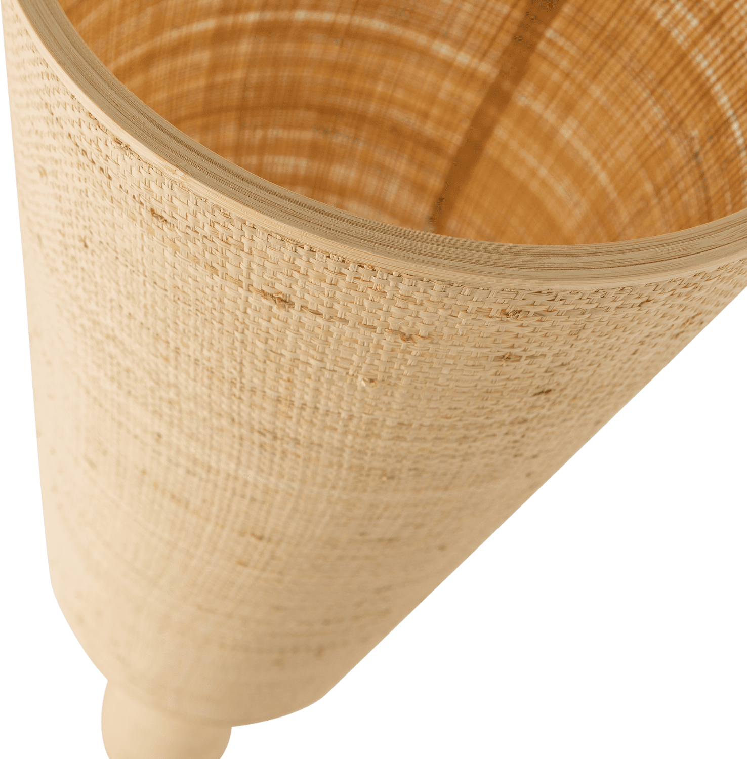 WOOOD Syro vloerlamp raffia naturel 130xo30cm Naturel Vloerlamp