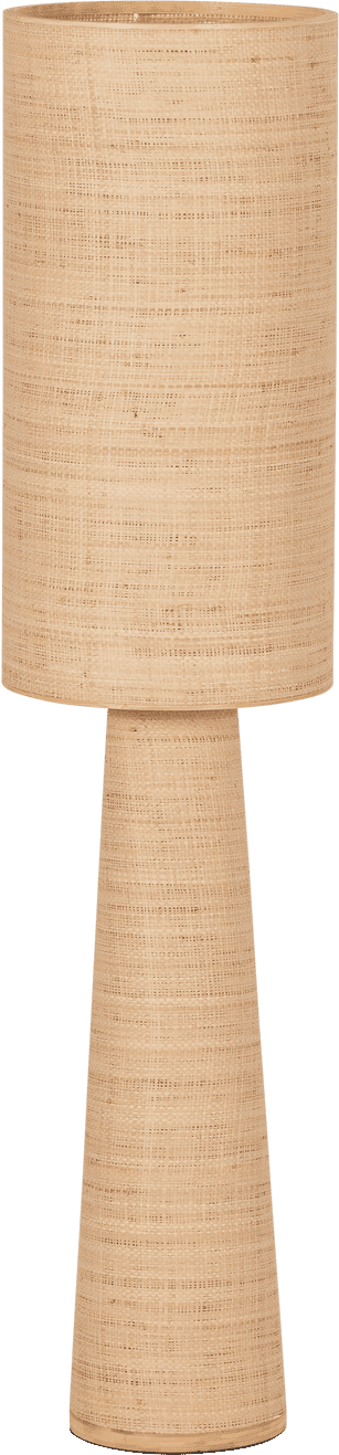 WOOOD Syro vloerlamp raffia naturel 130xo30cm Naturel Vloerlamp
