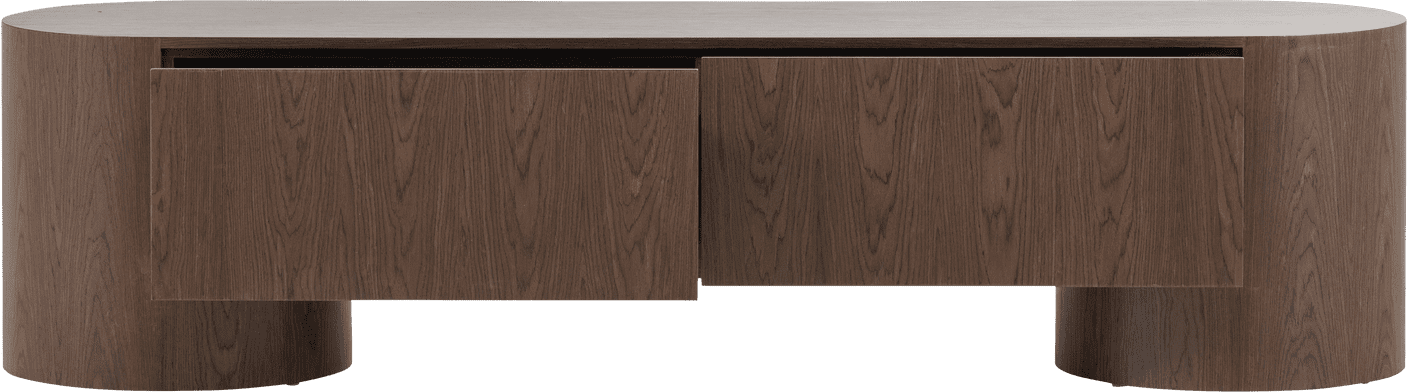 WOOOD Velari tv meubel hout fineer bruin Bruin Tv-meubel|Tv-dressoir
